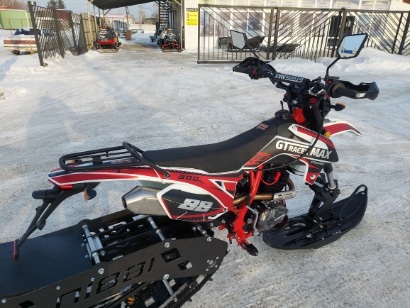 Мотоцикл Кроcс-Cпорт MH-DA300T 175FMN+Гусеничный комплект NIBBI Vanguard R-120 (КОМПЛЕКТ)