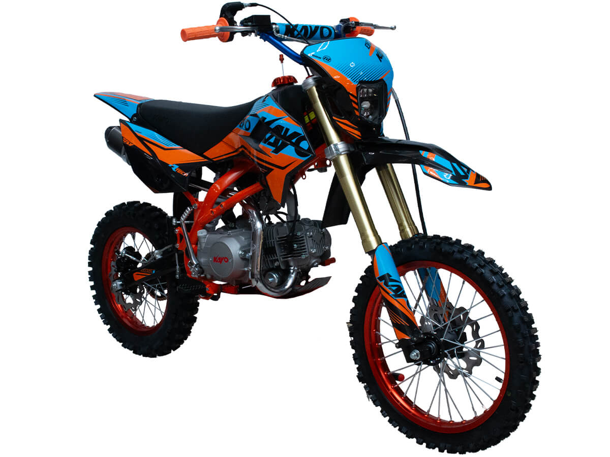 Питбайк KAYO EVOLUTION K125EM 17/14 KRZ (механ. сцепл., эл. стартер)