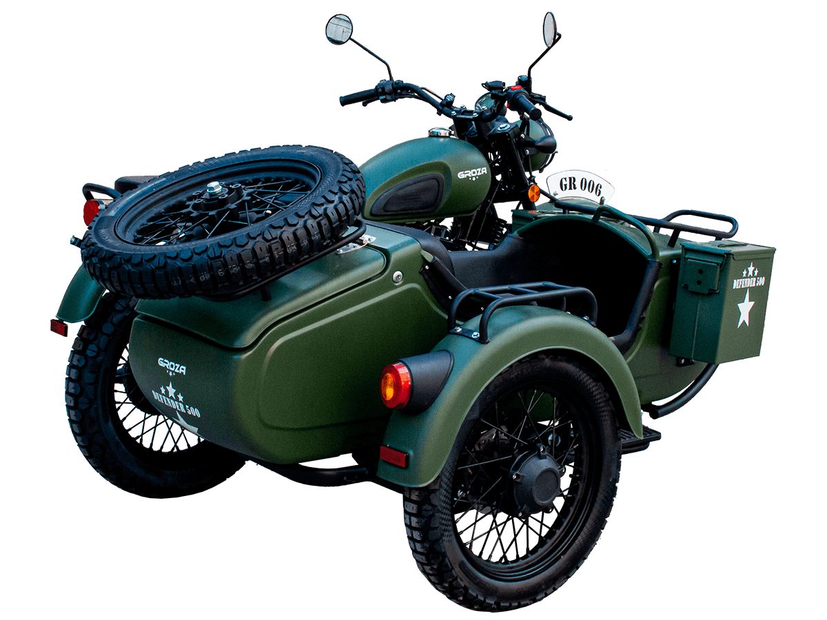 Мотоцикл с коляской GROZA DEFENDER 500 (4T EFI)