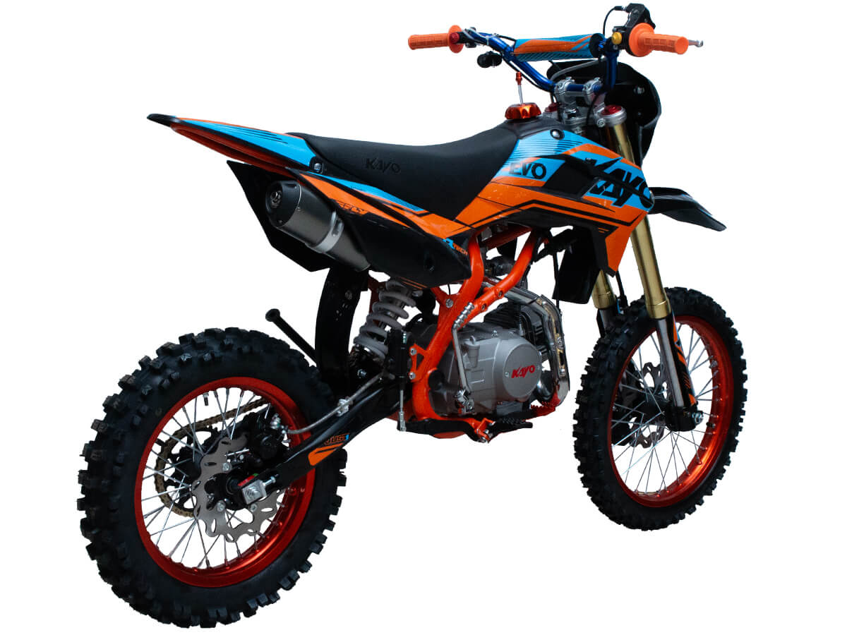 Питбайк KAYO EVOLUTION K125EM 17/14 KRZ (механ. сцепл., эл. стартер)