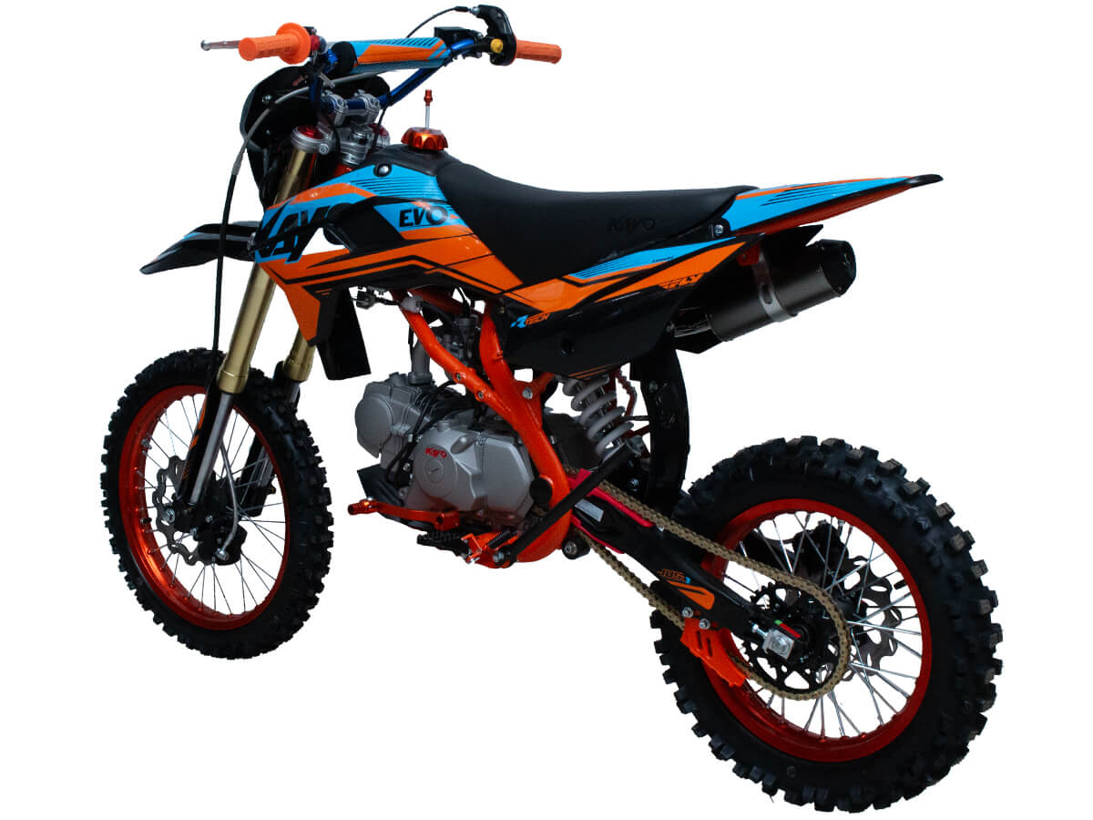 Питбайк KAYO EVOLUTION K125EM 17/14 KRZ (механ. сцепл., эл. стартер)